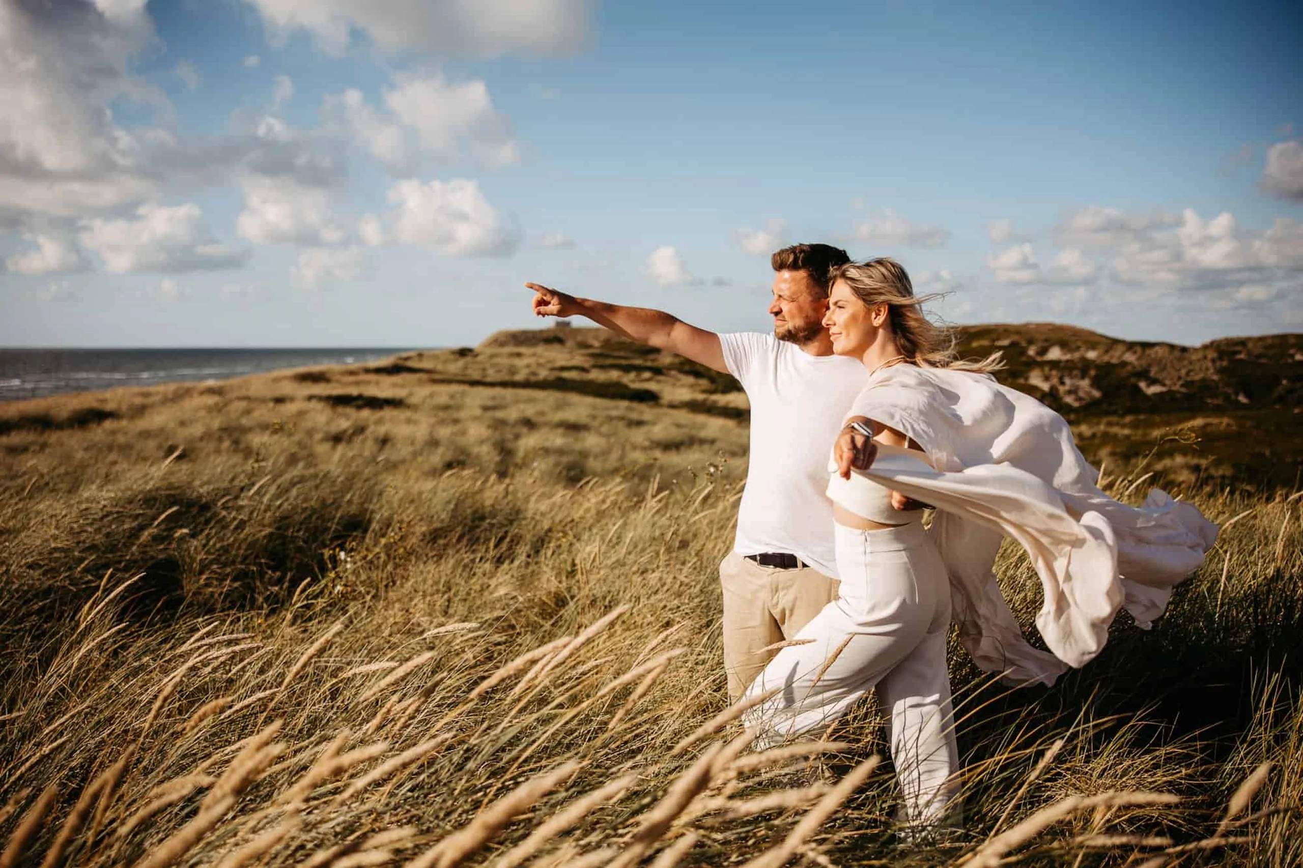 Pärchenshooting in den Dünen auf Sylt